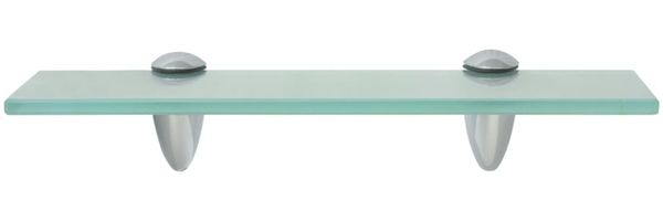 vidaXL Schwebendes Regal, Glas transparent, 0,8 x 20 x 30 cm Bild 2