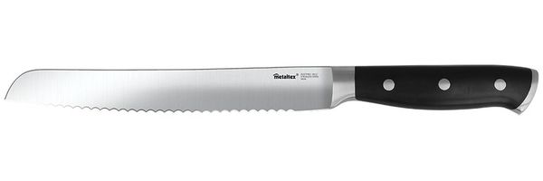Metaltex 255962000 Magnifica Line Brotmesser 34 cm mit genietetem Griff