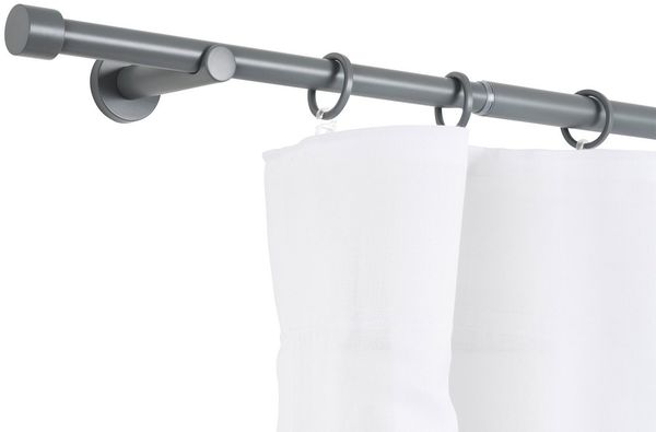 ondeco Gardinenstange Teleskopgarnitur Trendy, Ø 19 mm, 1-läufig, ausziehbar, Bohren, verschraubt
