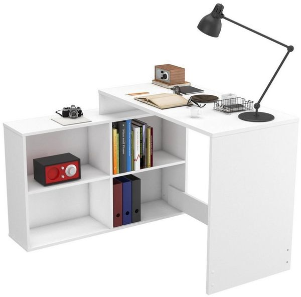 habeig Eckschreibtisch Eck-Schreibtisch Computertisch Eckschreibtisch PC-Tisch Bürotisch