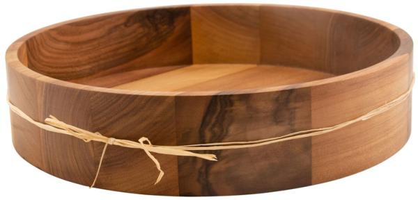 Hansi Servierschale Ø 30x6,5 cm Walnussholz