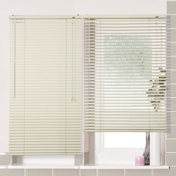 Sekey Jalousie Aluminium-Jalousie Klemmfix ohne Bohren für fenster Sichtschutz, freihängend, freihängend, 25mm Alu-Lamellen, Klemmfix ohne Bohren, inkl. Zubehör