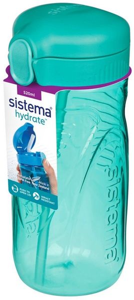 sistema Trinkflasche Sistema 520ml Tritan Quick Flip Bottle - Teal