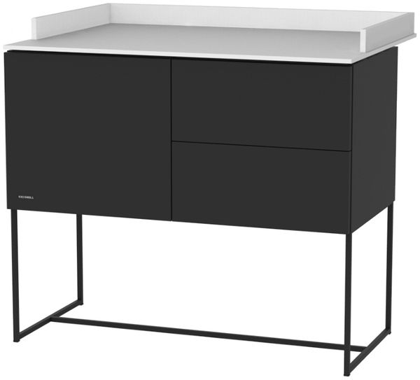 Kidsmill Intense II Kommode 1T / 2S Mattschwarz – - Material: MDF / Spanplatte - Babypark. de