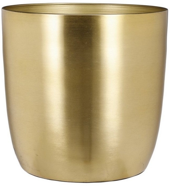 Mica Decorations Blumentopf Eisen Ø 24,5 x 23,7 cm gold