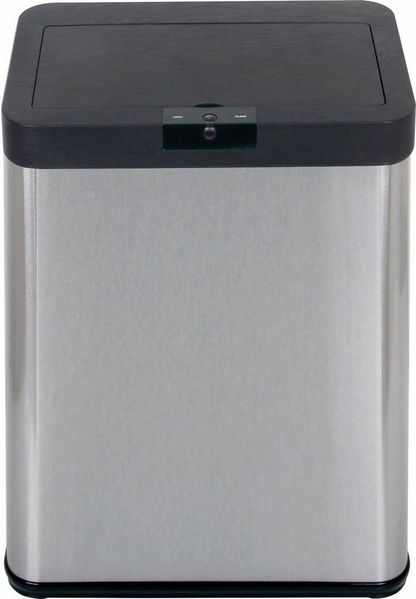 ECHTWERK Mülleimer SQUARE, Infrarot-Sensor, Soft Close Funktion, Fassungsvermögen 48 Liter
