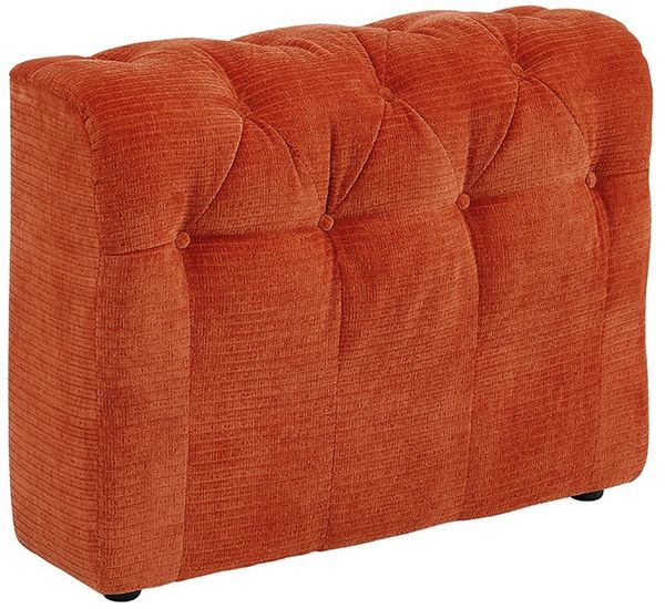 KAWOLA Sofa Seitenelement SEPHI medium Cord Vintage rot 62 x 27 x 82 cm