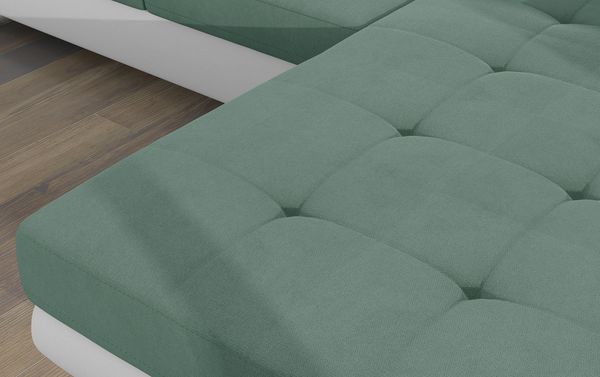 Ecksofa Armando von Eltap mit Schlaffunktion & Bettkasten | Mikrofaser/Kunstleder | Soro/Soft Bild 6