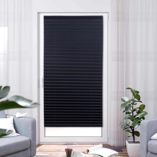 K-HOME Plissee COMO, Lichtschutz, freihängend, Klettband