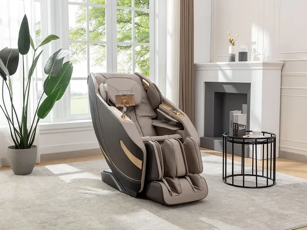 Vente-unique - MOWATA Sessel Kunstleder Beige - B 75 cm x H 155 cm x L 115 cm