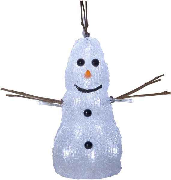 Star 587-05, LED-Acrylschneemann "Crystal Snowman"