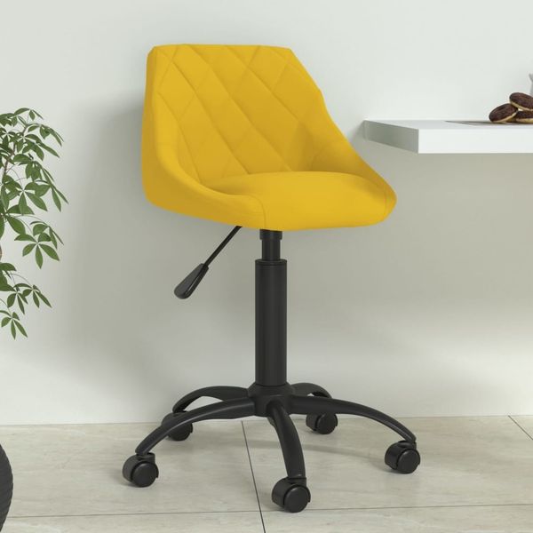 vidaXL Esszimmerstuhl Senfgelb Samt [335367]