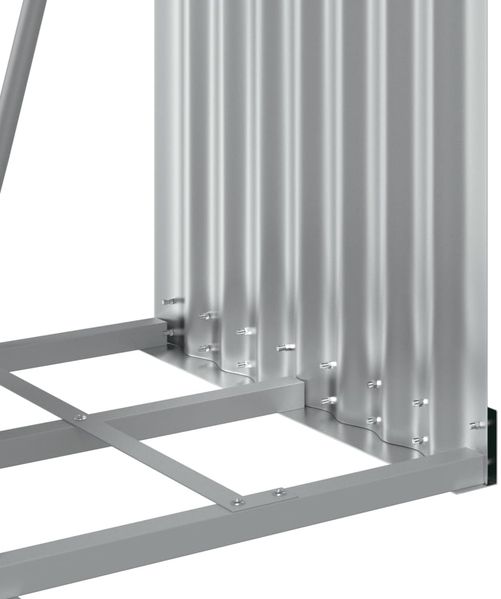 vidaXL Kaminholzunterstand Braun 40x45x170 cm Verzinkter Stahl 364568 Bild 8