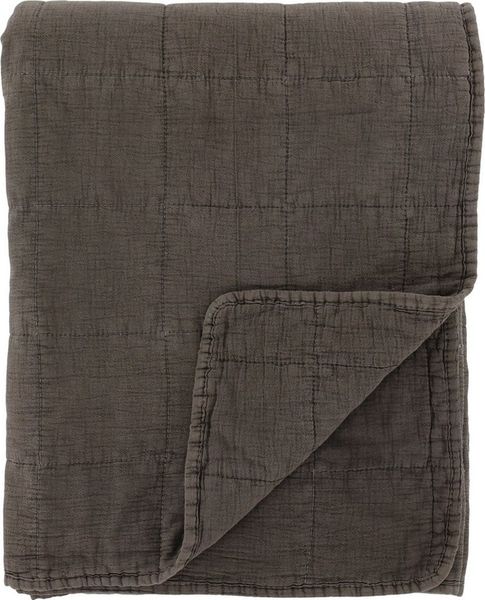 Chic Antique Decke Quilt Tagesdecke Kuscheldecke 180x130cm Mokka Braun 16102118