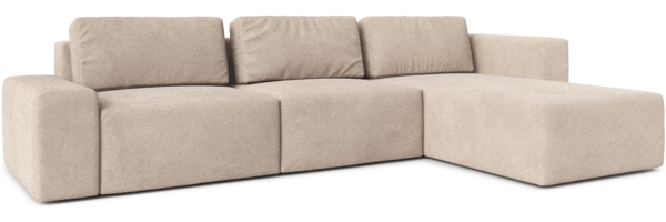 AX LIVING Couch XXL L Form Arkleton Ecksofa Groß Beige 360cm Komfort R Bild 1