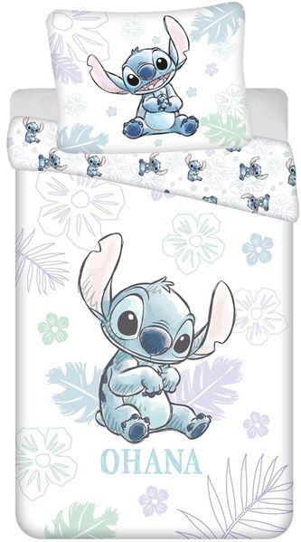 Lilo & Stitch Kinder-Bettwäsche aus Baumwolle Bettbezug 140x200 cm + Kissenbezug 70x90 cm