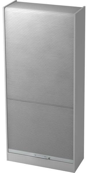 Rollladenschrank 90cm, 5OH RE Grau