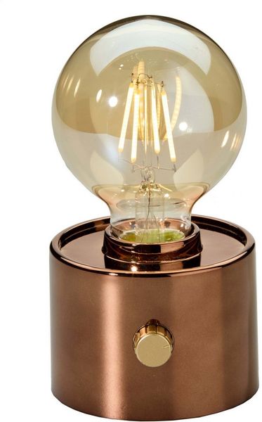 Northpoint LED Nachttischlampe Vintage Akku LED Tischlampe mit USB-C dimmbar