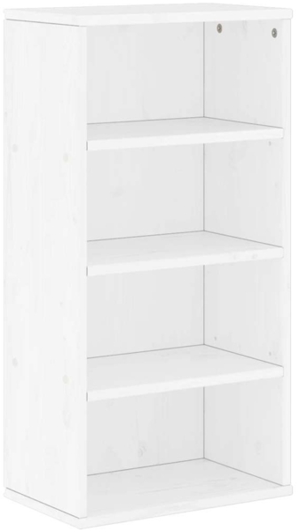 vidaXL Beistellschrank ODDA Weiß 40 x 24 x 79 cm Massivholz Kiefer 4103602