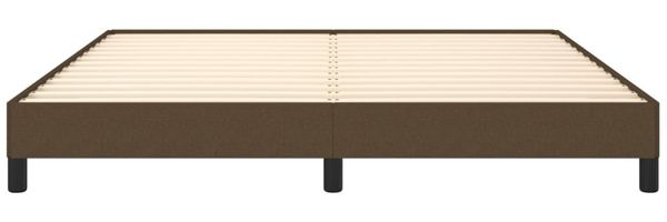 Bettgestell Dunkelbraun 180x200 cm Stoff [346739] Bild 5