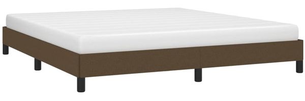 Bettgestell Dunkelbraun 180x200 cm Stoff [346739] Bild 3