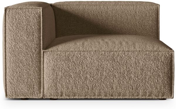 Micadoni Eckmodul Groß Nuria 1-Sitzer Links Boucle Cappuccino