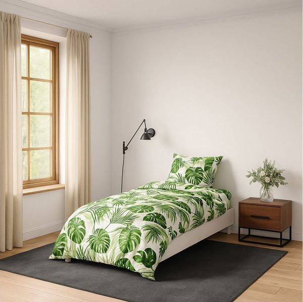 ZIRVEHOME Bettwäsche Bettwäsche, Microfaser, 2 teilig, Bettwäsche 135x200 cm Bügelfrei, Pflegeleicht, Atmungsaktiv
