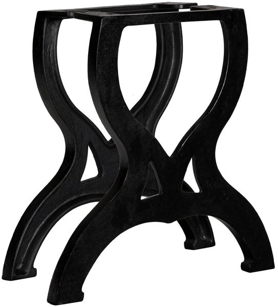 vidaXL Couchtischbeine 2 Stk. X-Rahmen Gusseisen 245433