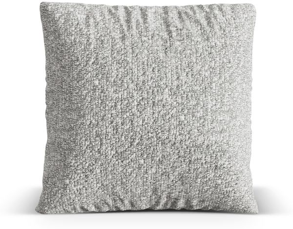 Micadoni Kissen Nuria Boucle Silber 70x70x15