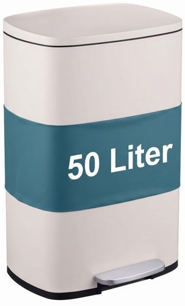 Relaxdays Mülleimer Küche 50 Liter