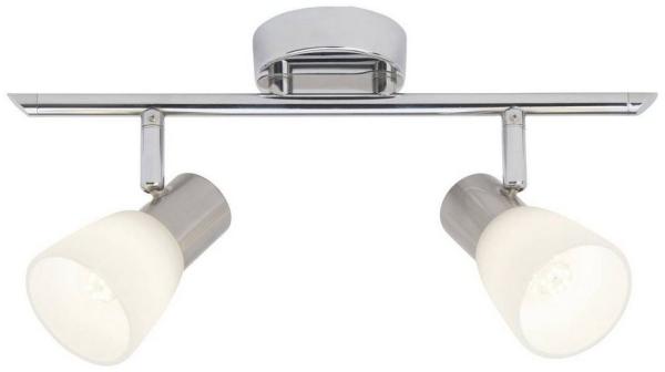 Brilliant Leuchten No. G46113-77 LED Spotrohr Janna 2-flg eisen chrom weiß