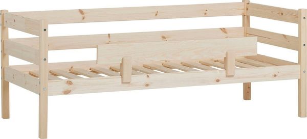 Hoppekids Einzelbett ECO Comfort Kinderbett, Kiefer Massivholz, Jugendbett inkl. Rollrost, 70x160 cm, wahlweise in verschieden Farben/ Matratze/ Absturzsicherung