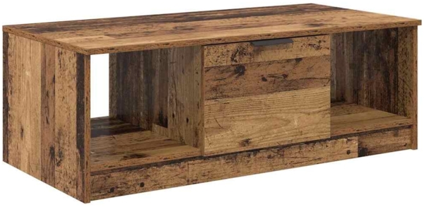 vidaXL Couchtisch mit Schubladen Altholz 102 x 50 x 36cm Holzwerkstoff 880519