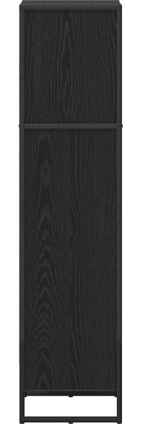 vidaXL Bücherregal Schwarz Eichen-Optik 40 x 30 x 121 cm Holzwerkstoff 886366 Bild 6