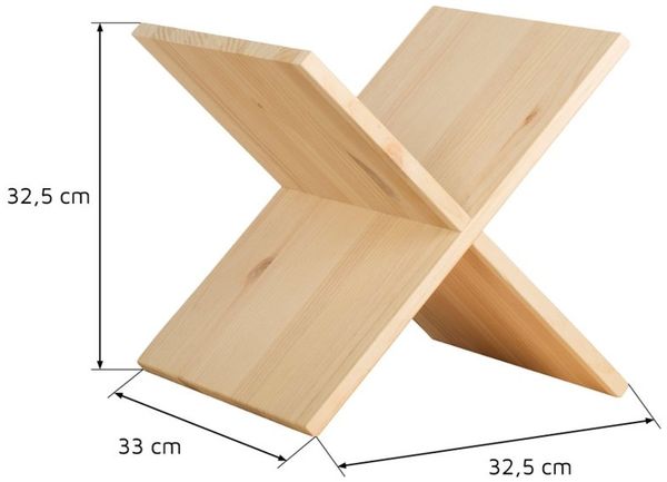 Astigarraga Kit Line Weinregal Vollholz-Weinregal - Dinamic, Flaschenregal, Kreuz für Würfelregal