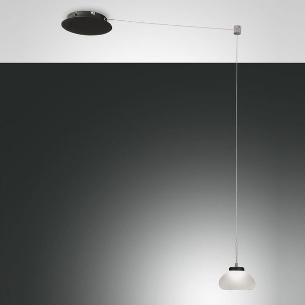 FABAS LUCE No. 3547-41-102 Pendelleuchte Arabella Weiß 14 cm Umlenker