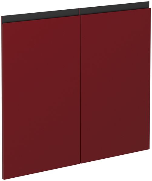 Küchenfront R-Line Rot 79.2 x 71.3 cm Möbelfront für den Spülenunterschrank Vicco