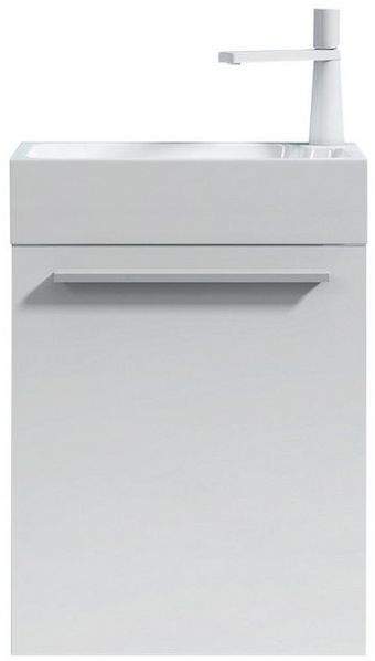 doporro Badezimmer-Set Badmöbel-Set Gäste WC Waschbecken Waschtisch mit Unterschrank PISA