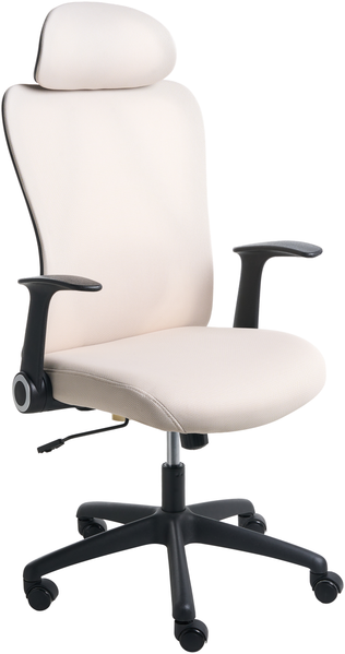 Bürostuhl ZYVEN Stoff Beige