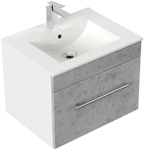 Badmöbel SANTINI 60 SoftClose beton : Beton