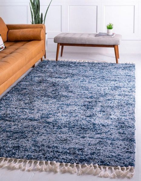 Myflair Möbel & Accessoires Hochflor-Teppich Top Shag Lagerräumung, rechteckig, Höhe: 32 mm, gewebt, melierte Optik, weich & kuschelig, mit Fransen