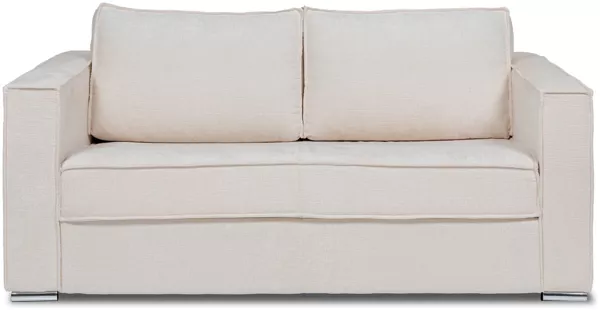 Vente-unique - LORETO Sofa Stoff Beige - B 223 cm95 cm x H 90 cm x L 195 cm