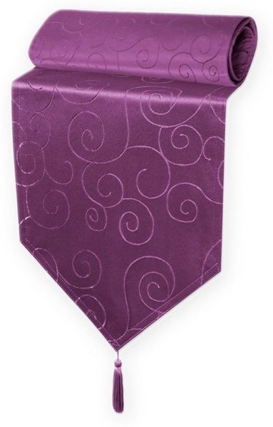 Haus und Deko Tischdecke Tischläufer Damast Ornamente klassisch Tischdecke (1-tlg)