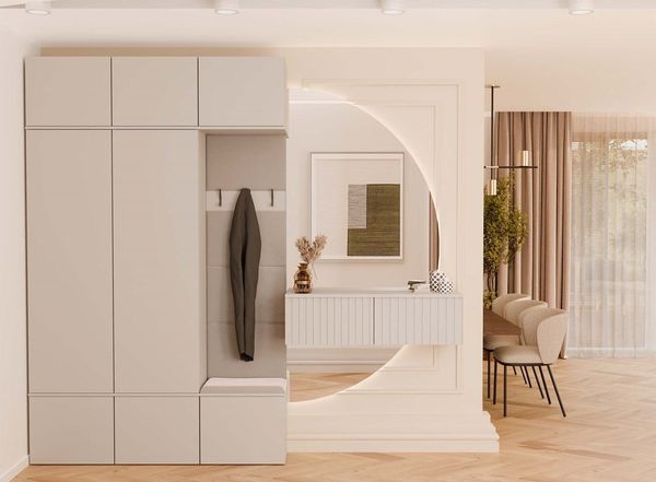 Raumhirsch Furniture Schuhschrank Garderobenschrank für Flur und Eingangsbereich (Kleiderschrank sowie Schuhschrank im SET) verschiedene Farben
