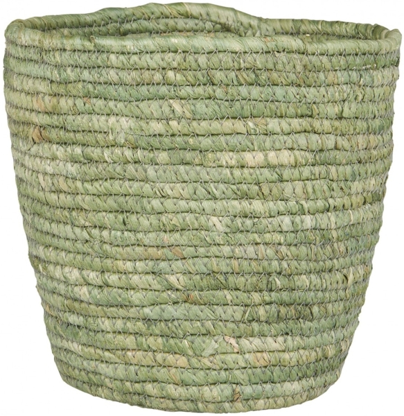 Ib Laursen - Blumenkorb Blumentopf Übertopf Korb Utensilo D 22cm Grün 37001-22
