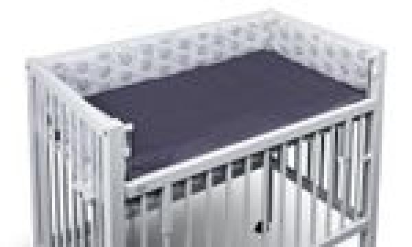 tiSsi® Nestchen / Einlage Beistellbett 40x90 cm grau Löwen