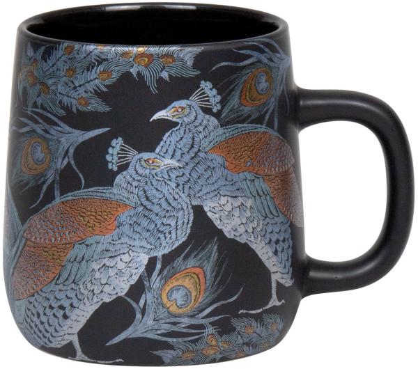 KÖNITZ Becher SHINY PEACOCK 395 ml aus Bone China Porzellan / Fassbecher