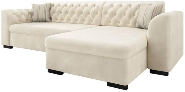 Ecksofa Lerito (Magic Velvet 2250 + Senegal 825, Seite: Rechts)