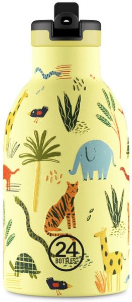 24 Bottles Trinkflasche Kids Clima Bottle Jungle Friends 330ml