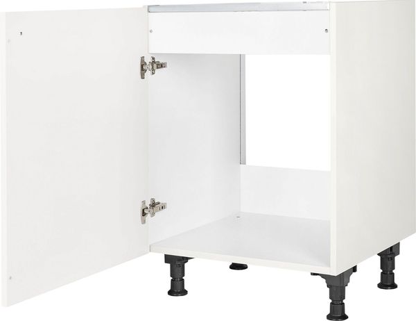 nobilia® Spülenschrank "Cascada", Ausrichtung wählbar, vormontiert, in den Breiten 45 und 60 cm, mit höhenverstellbaren Sockelfüßen